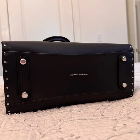 NWT Black Rogue 30 w/ Silver Rivets, Smooth Glovetanned Leather - Picture 6 of 12